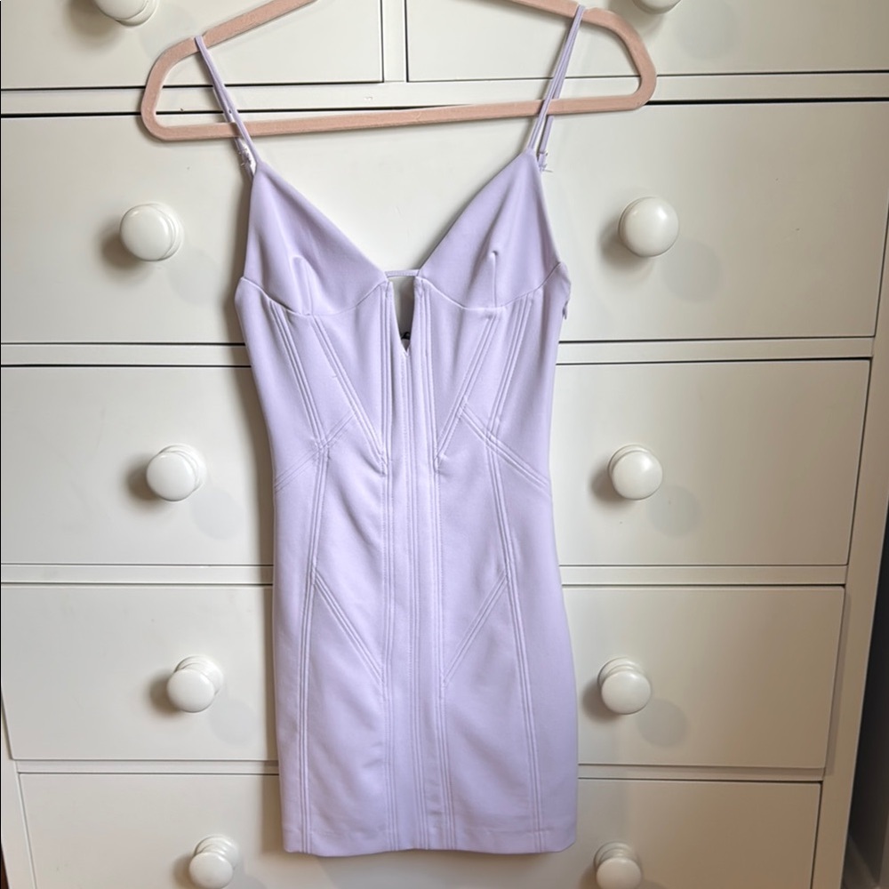 Zara light Purple Spaghetti Strap Dress